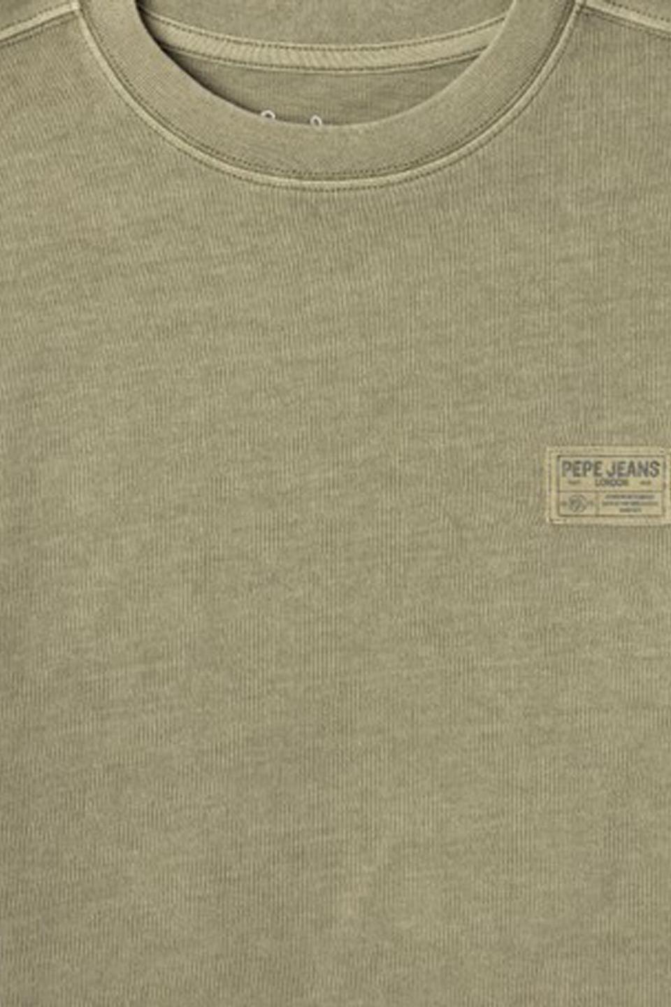 Оливковый лонгслив Pepe Jeans London