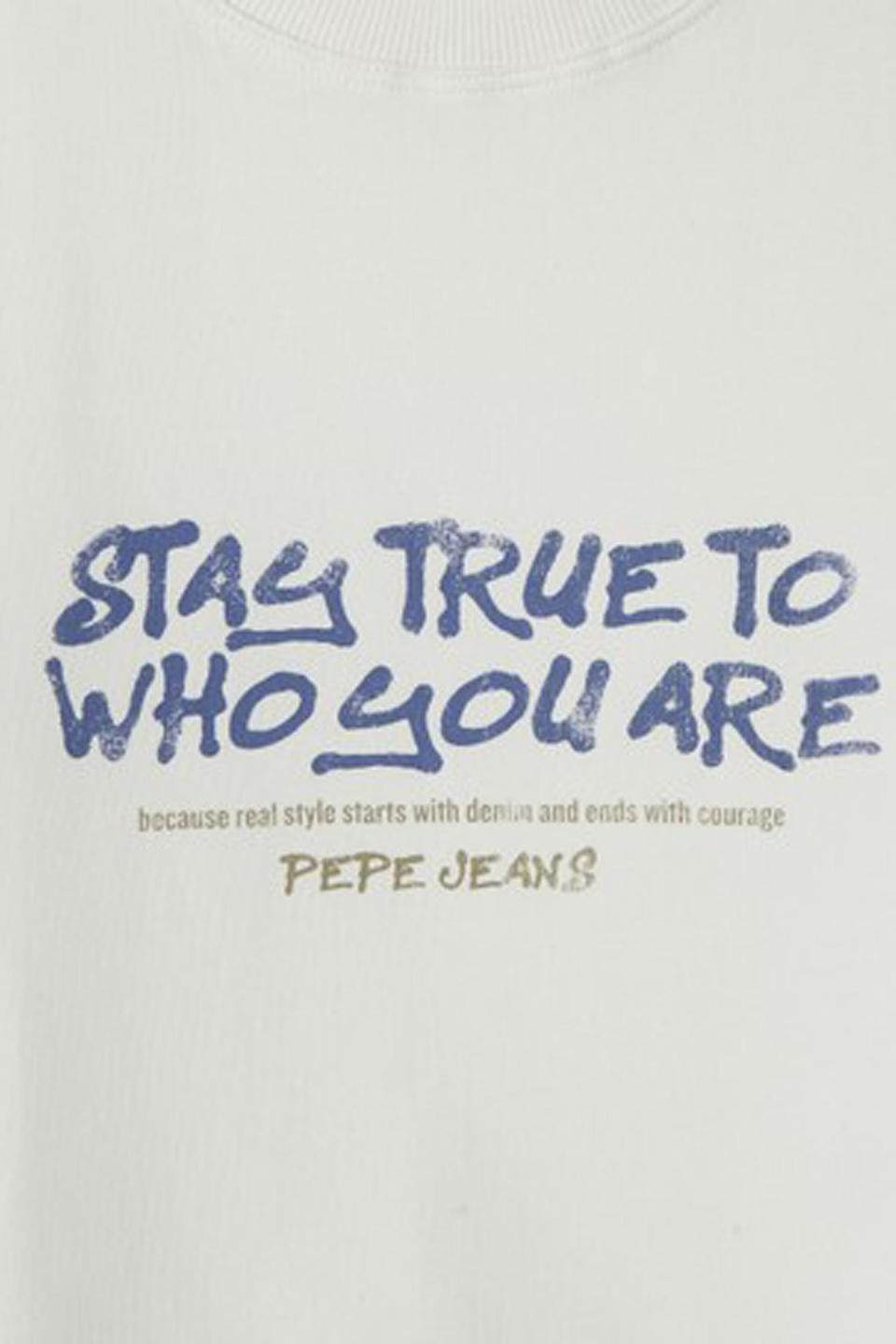 Белый джемпер Pepe Jeans London