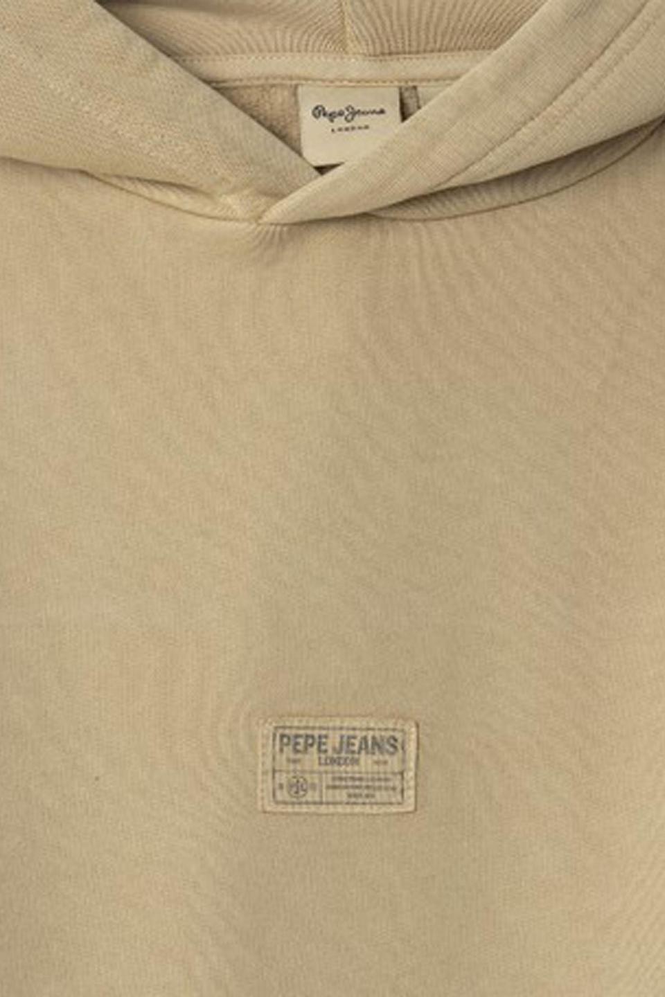 Бежевое худи Pepe Jeans London