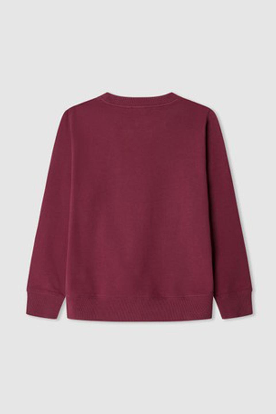 Бордовый джемпер Pepe Jeans London с логотипом
