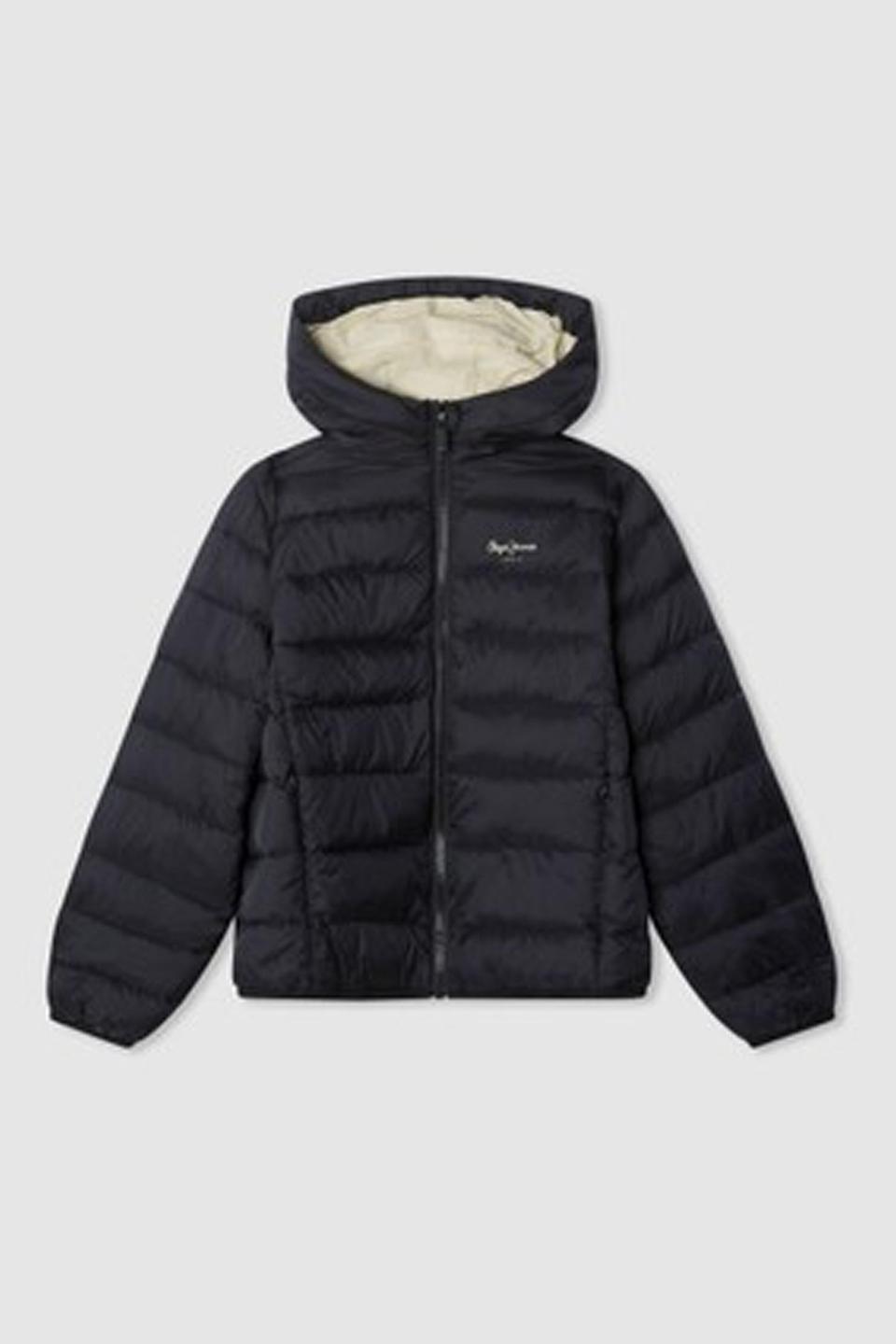 Куртка-пуховик Pepe Jeans London тёмно-синего цвета
