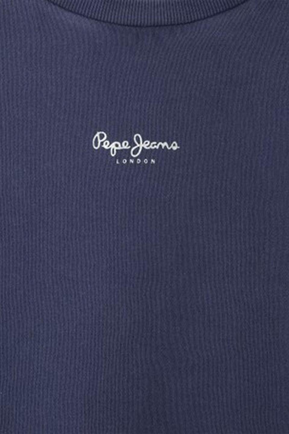 Тёмно-синий свитшот Pepe Jeans London с принтом крыльев