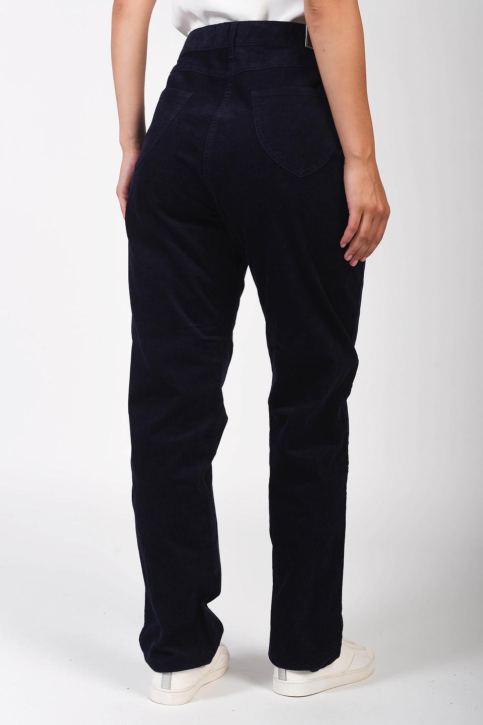 Брюки вельветовые Pezzo тёмно-синие