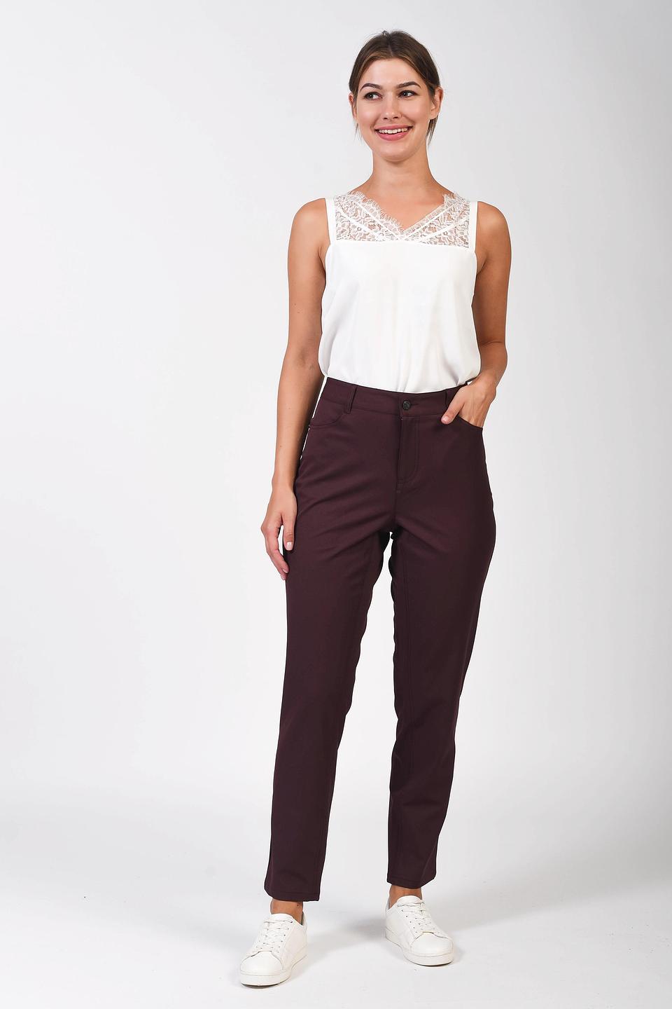 Брюки Pezzo бордовые