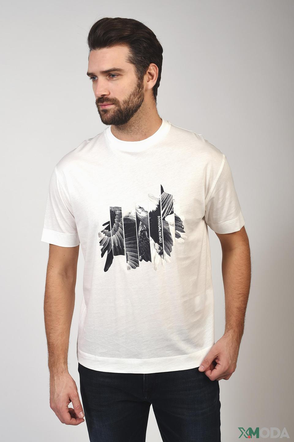 Футболка Emporio Armani с принтом