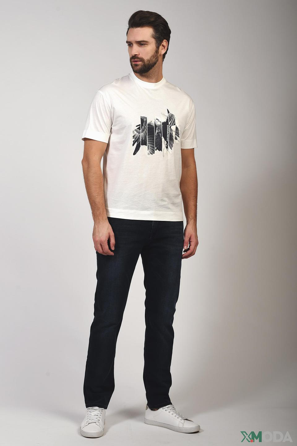 Футболка Emporio Armani с принтом