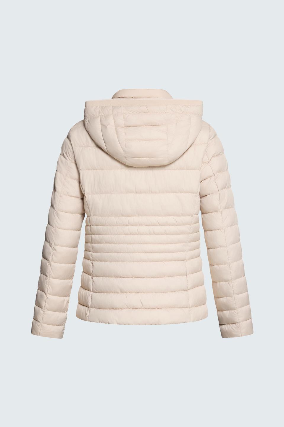 Бежевая стеганая куртка Betty Barclay outdoor с капюшоном