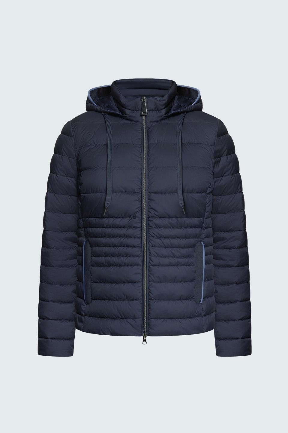 Тёмно-синяя стеганая куртка Betty Barclay outdoor с капюшоном