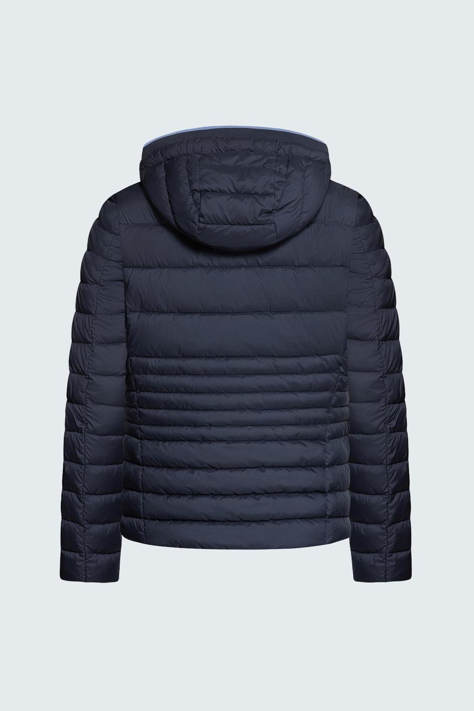 Тёмно-синяя стеганая куртка Betty Barclay outdoor с капюшоном