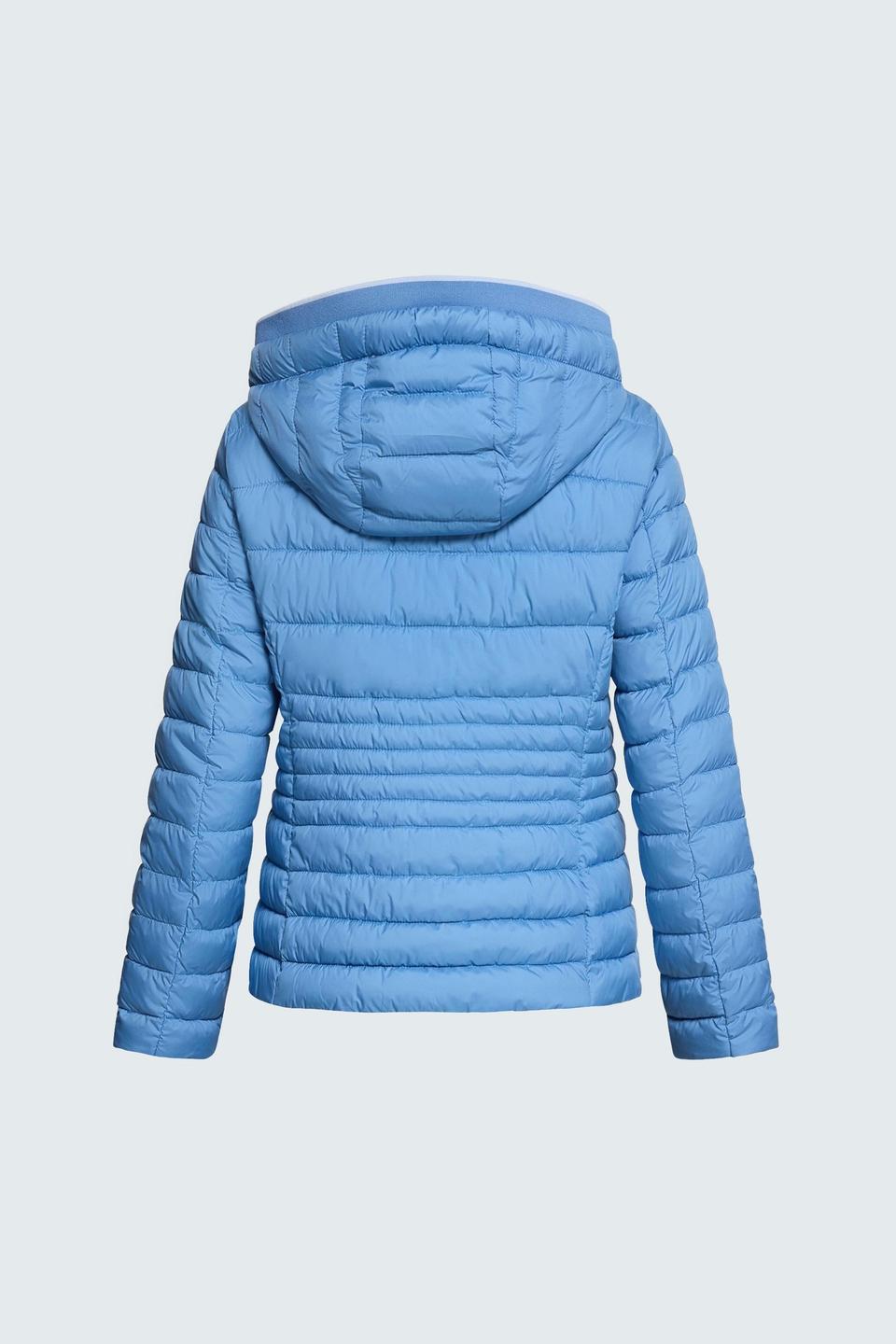 Голубая стеганая куртка с капюшоном Betty Barclay outdoor