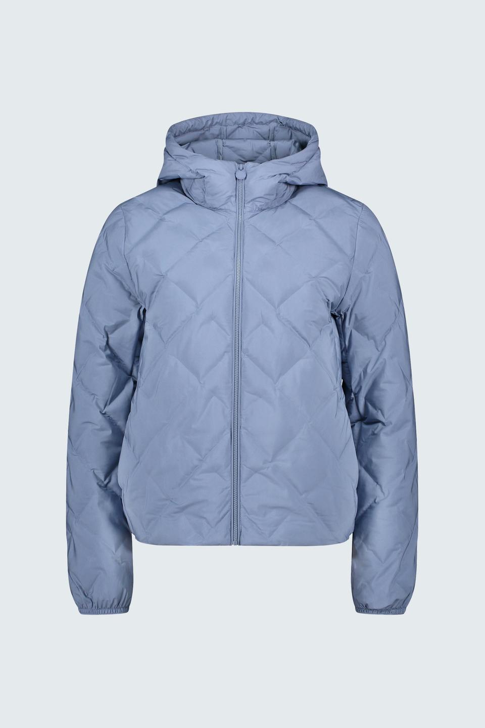 Светло-голубая стеганая куртка с капюшоном Betty Barclay outdoor