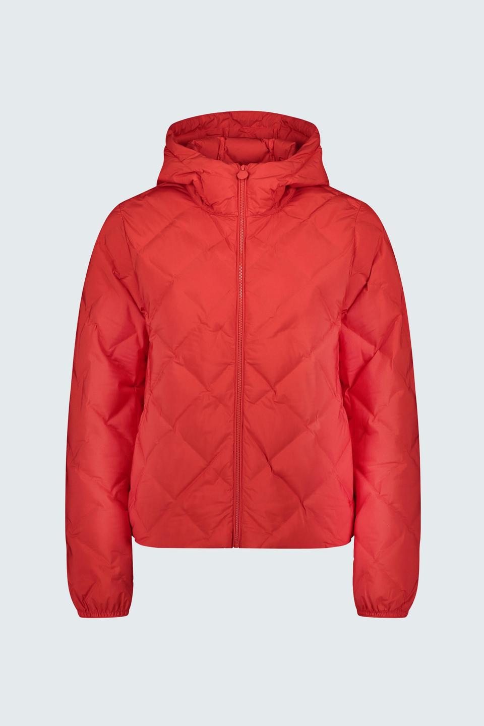 Красная стеганая куртка Betty Barclay outdoor с капюшоном
