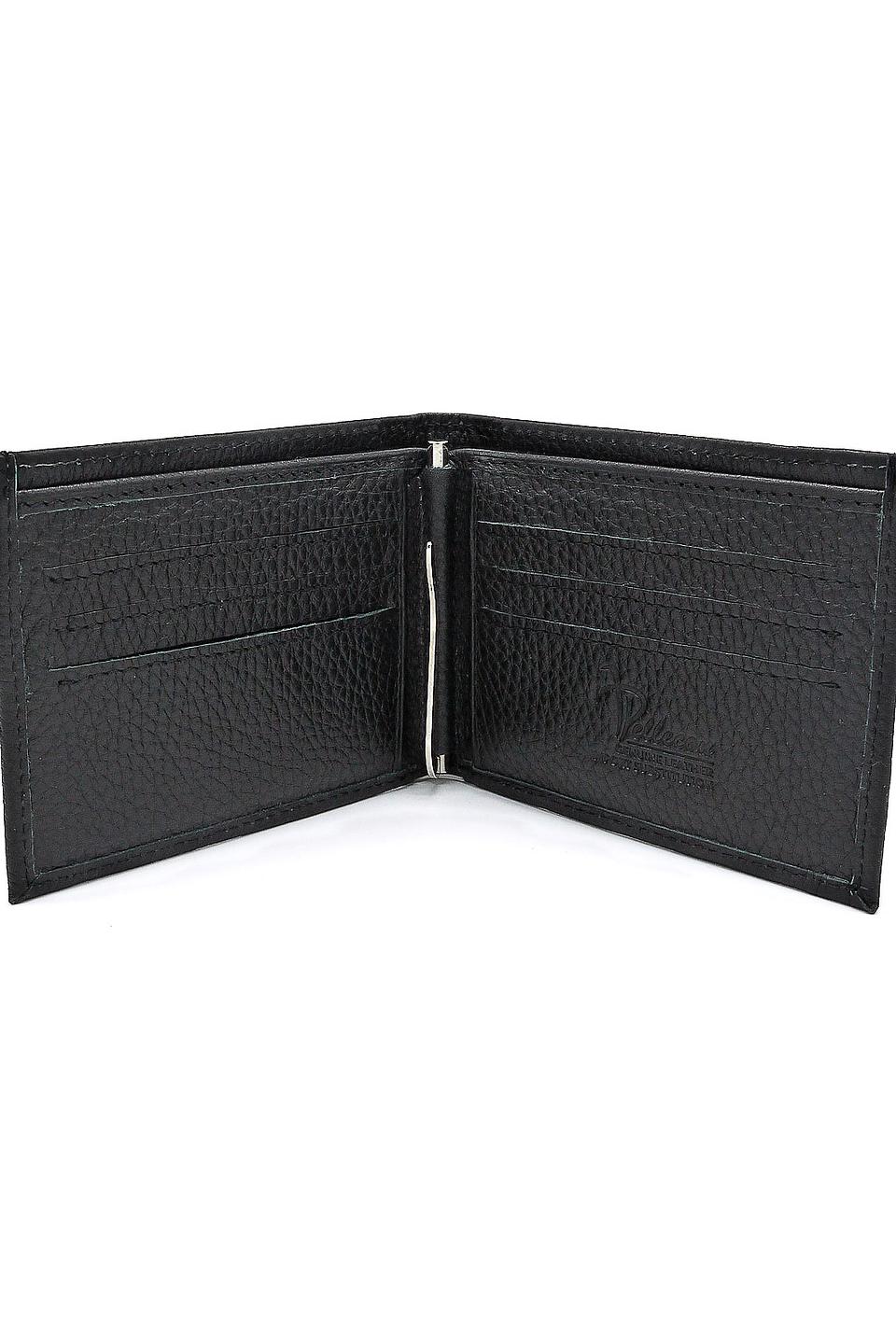 Кошелек с зажимом Pellecon черный