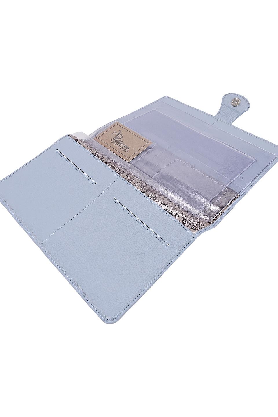 Кошелек Pellecon светло-голубой