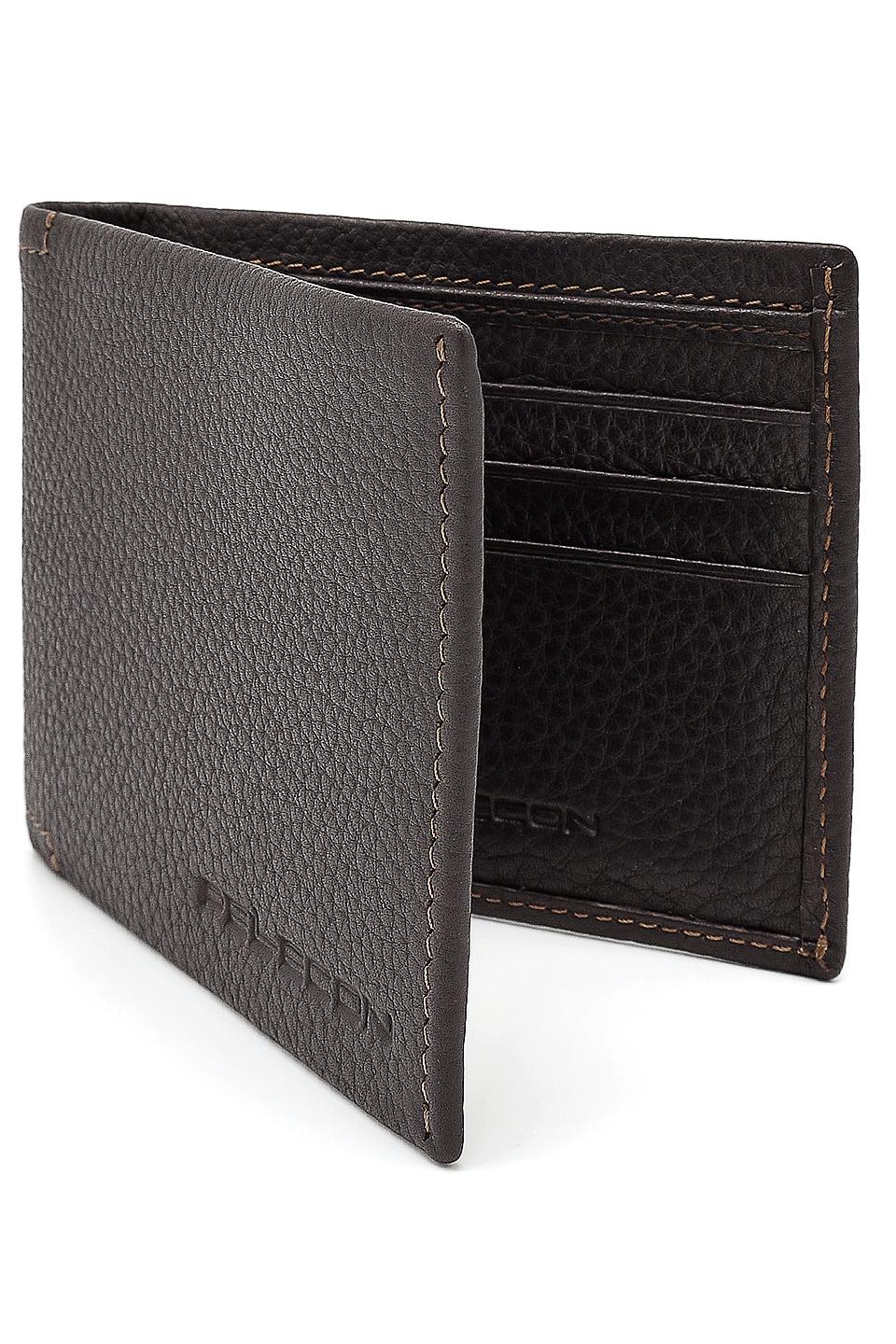 Кошелек Pellecon кожаный черный