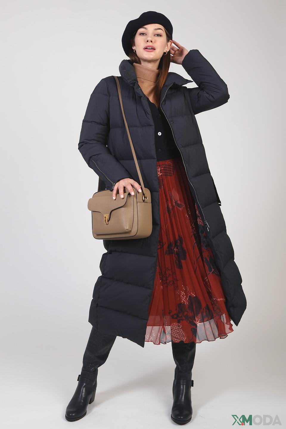 Пальто Windsor стеганое чёрное