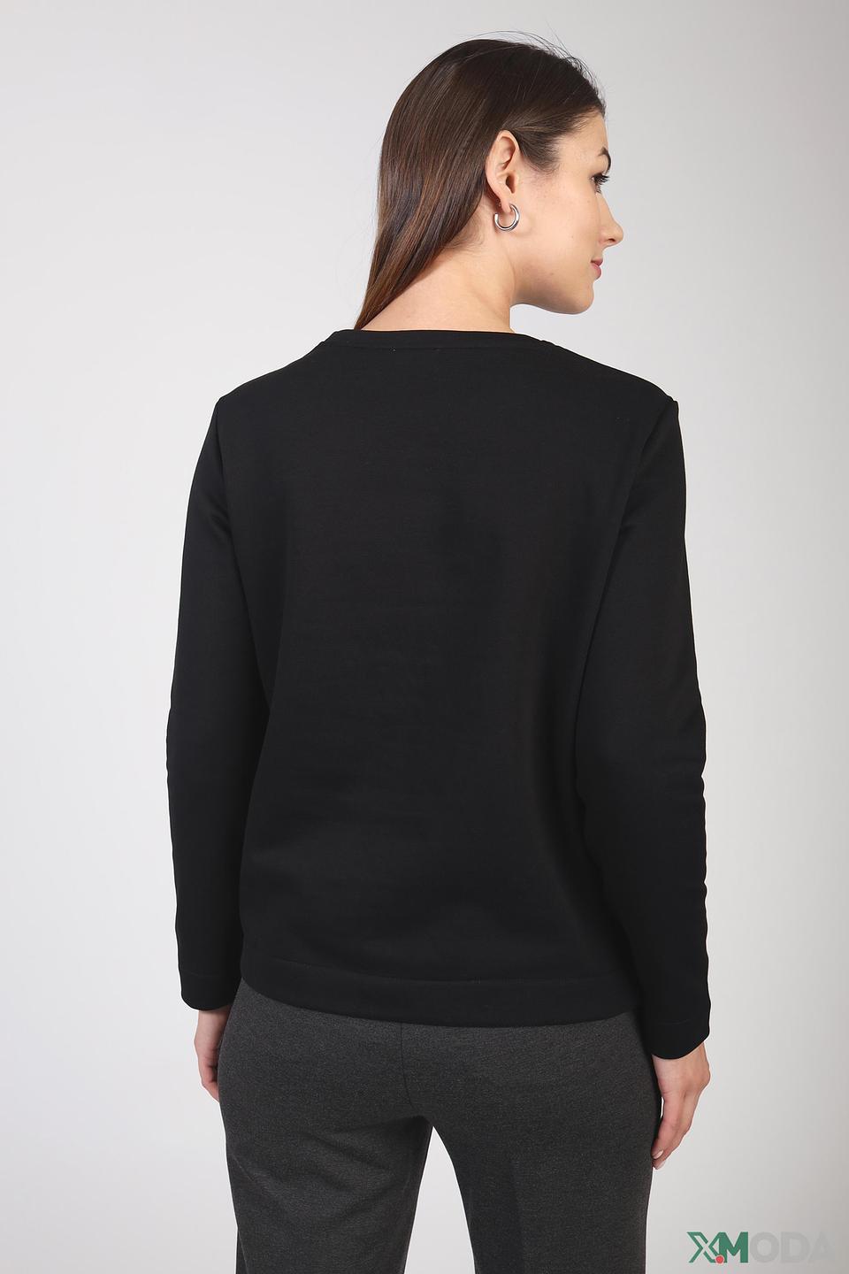 Пуловер Gerry Weber с цветами чёрный