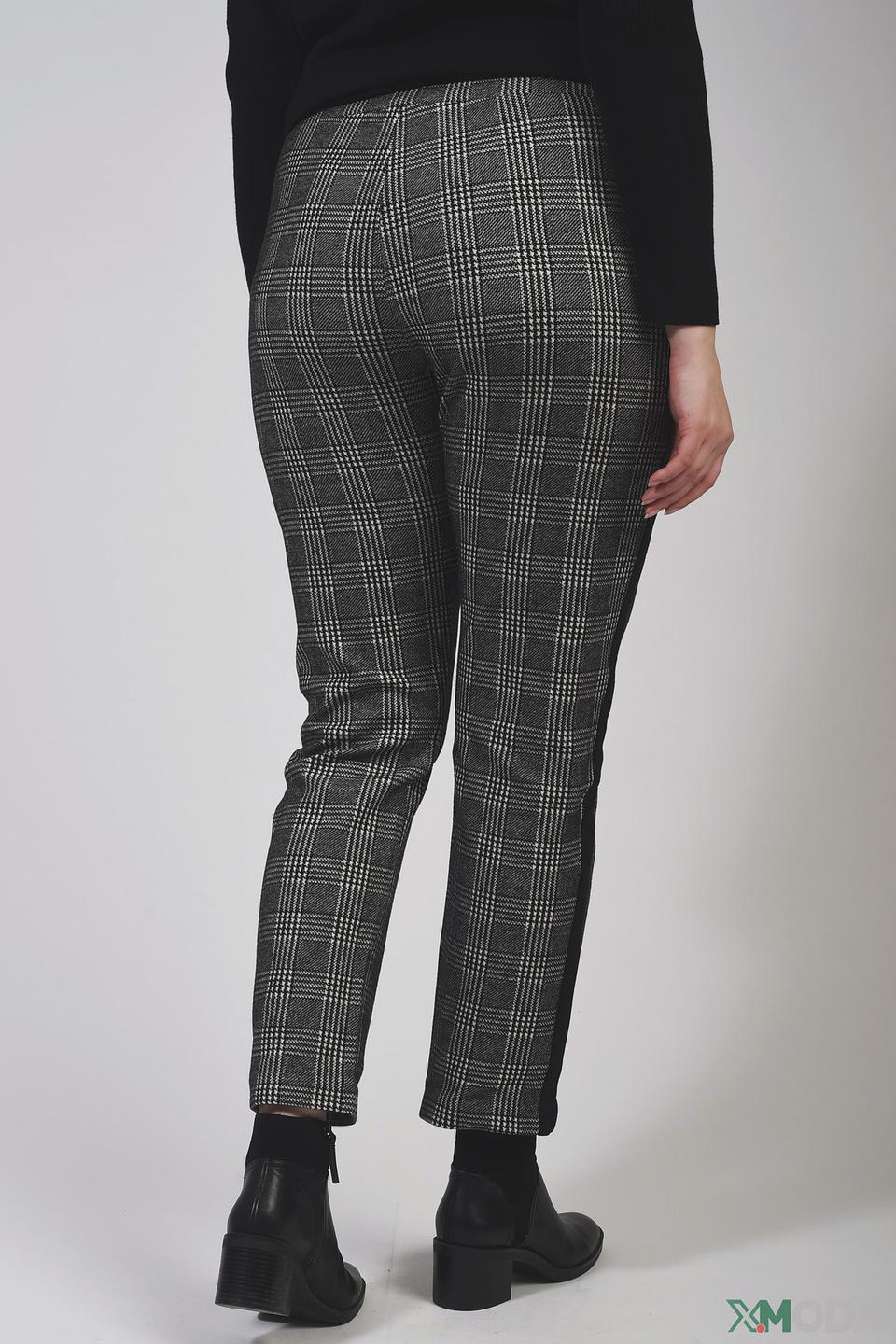 Брюки Pezzo в клетку с полосой