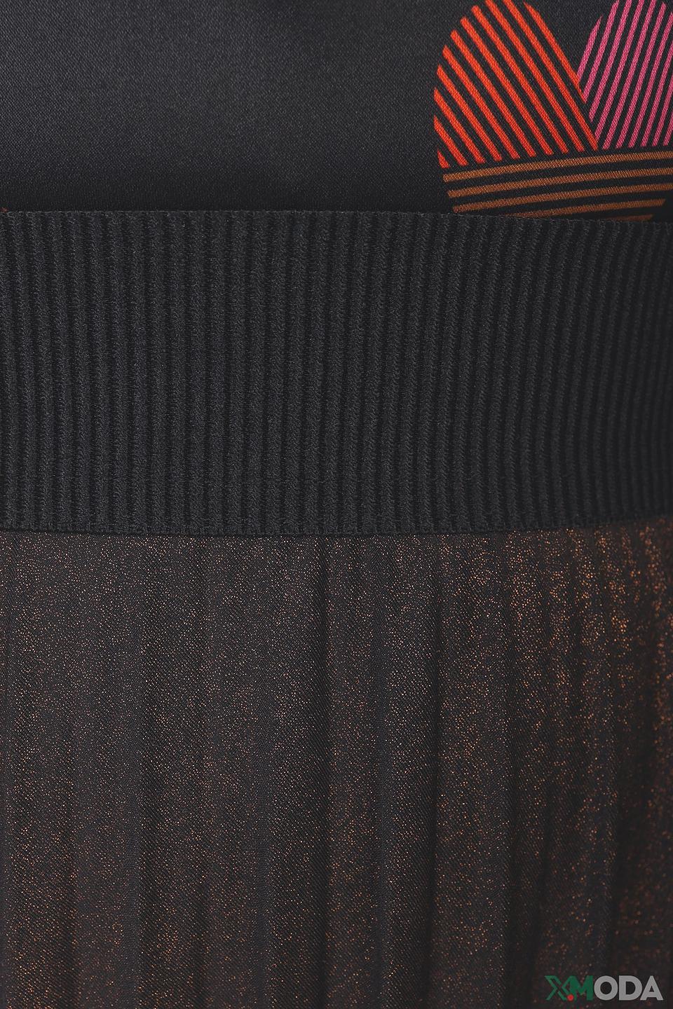 Юбка Louis and mia плиссированная коричневая