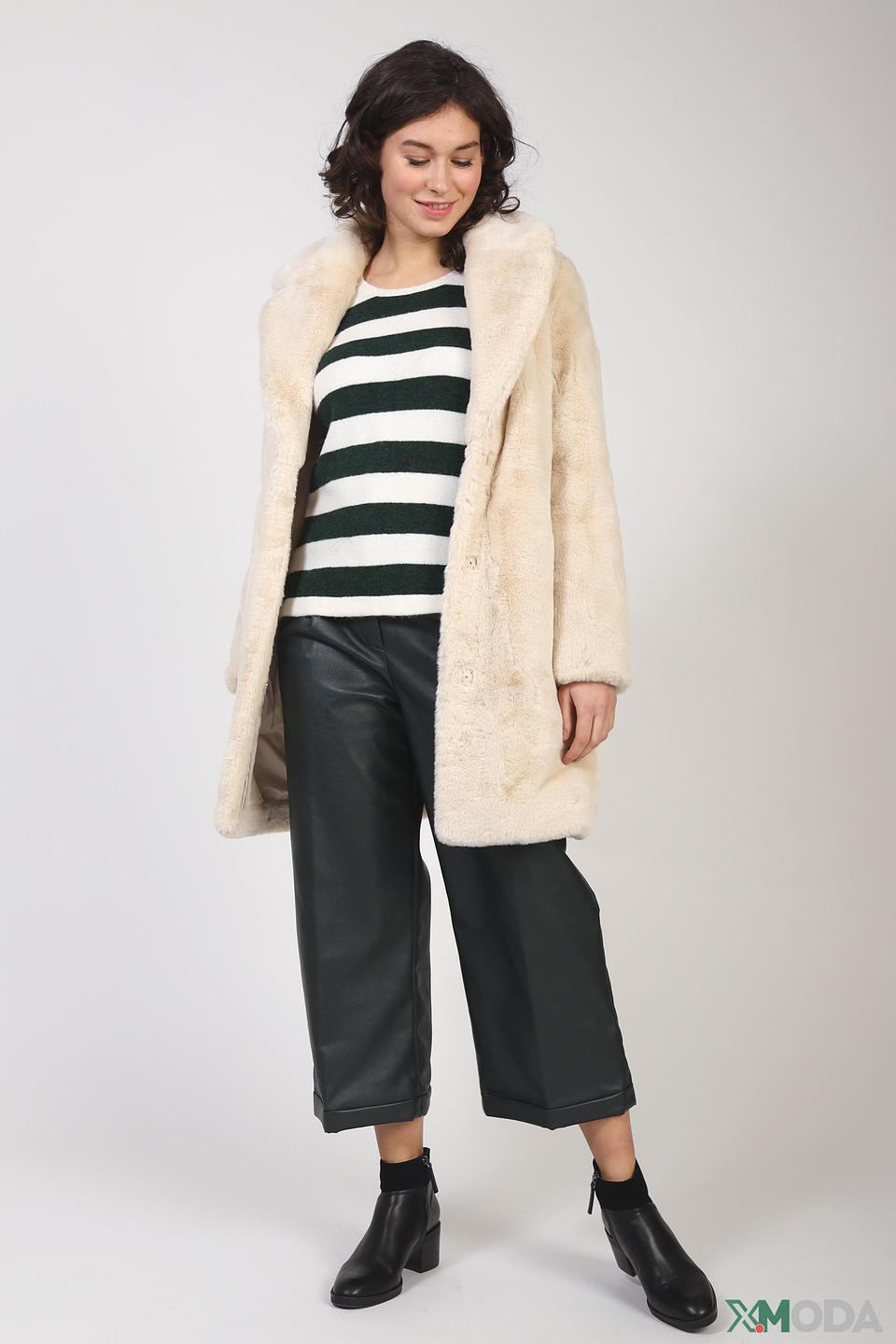 Шуба Tom Tailor бежевая