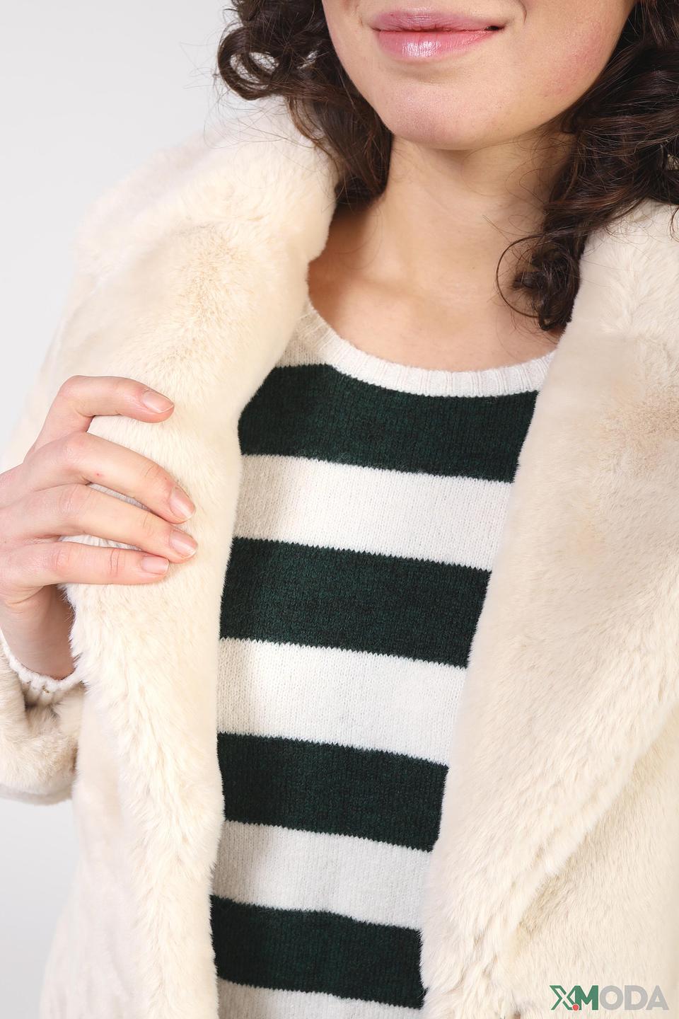 Шуба Tom Tailor бежевая