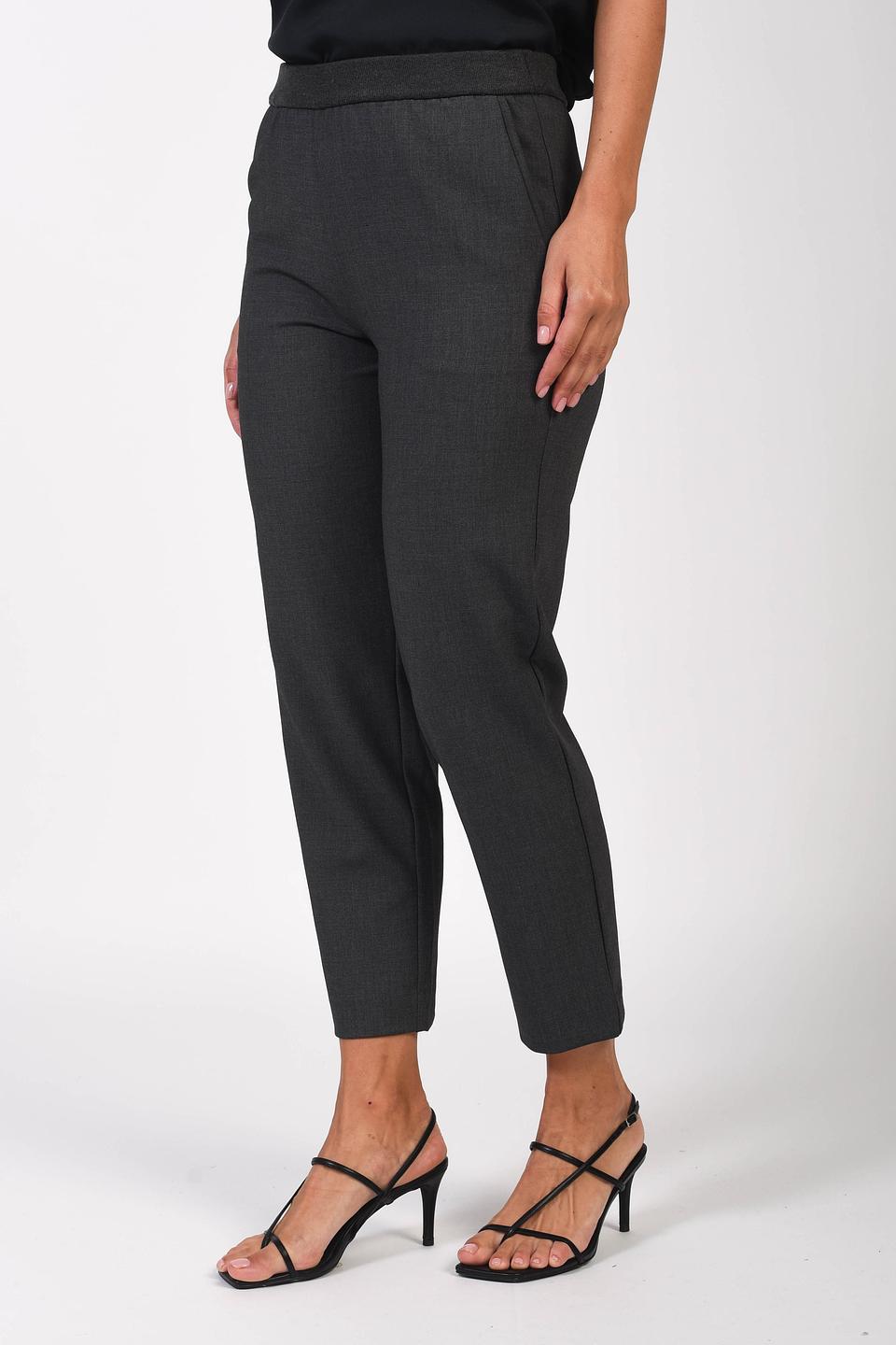 Брюки Just Valeri серые с резинкой