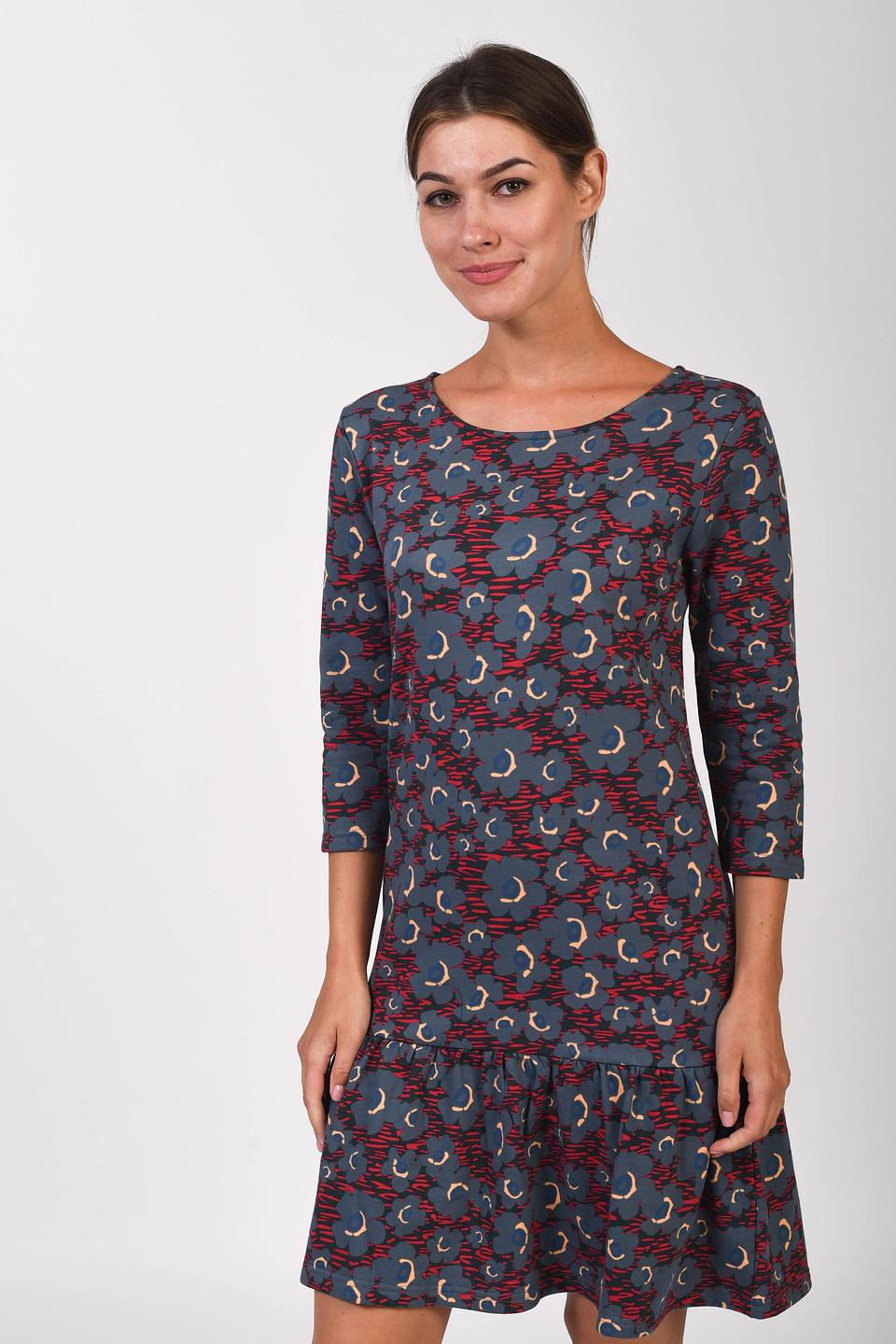 Платье Pezzo с цветочным принтом