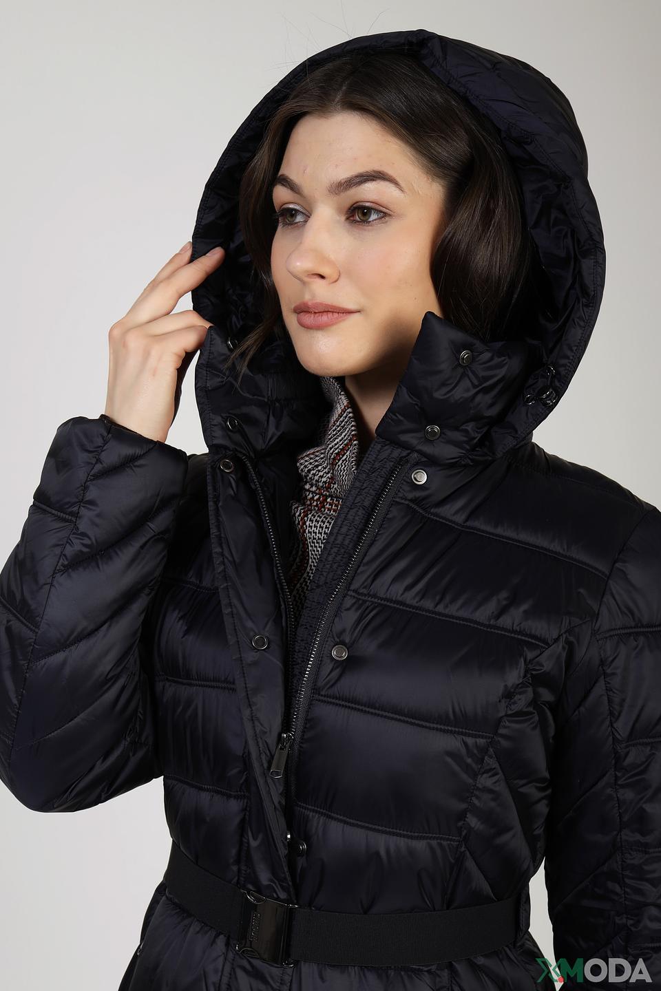 Пальто стеганое Cinque чёрный