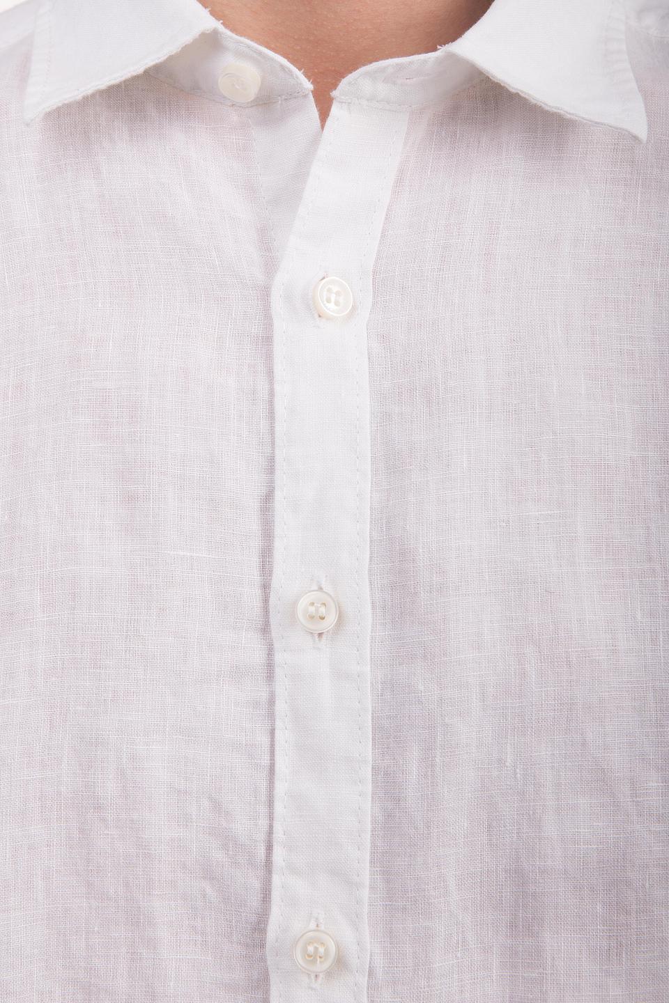 Рубашка Olymp лен белый