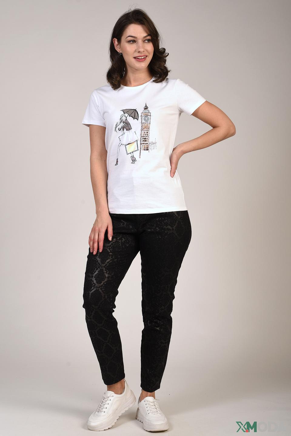 Брюки Just Valeri с принтом