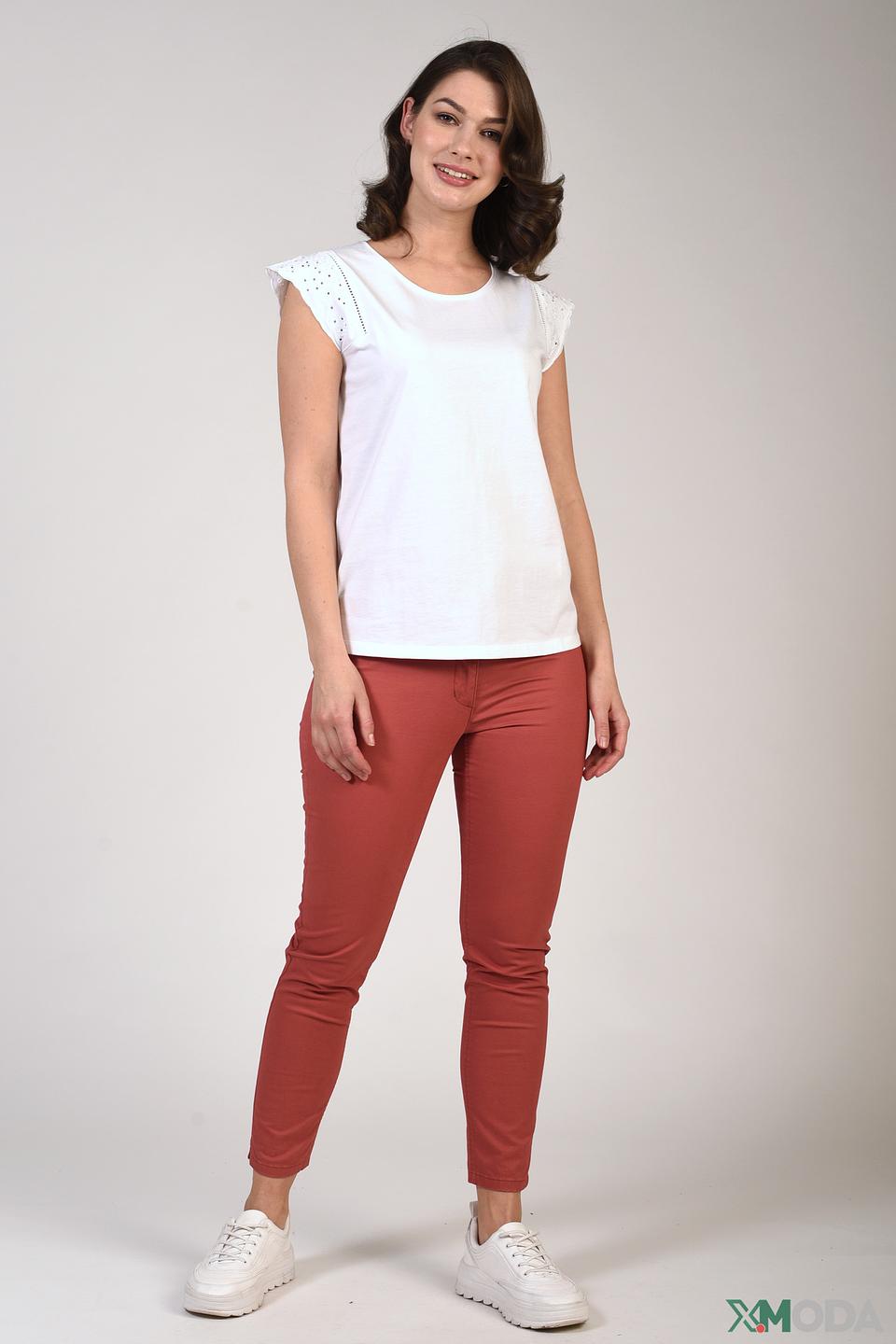 Брюки Pezzo терракотовые