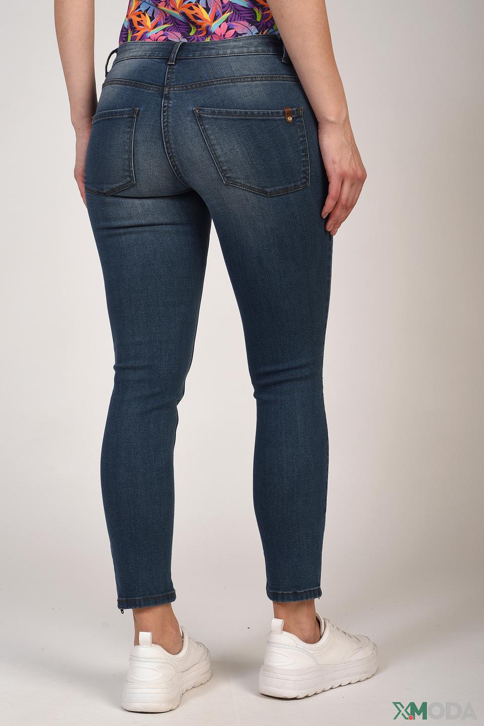 Джинсы скинни Pezzo синие