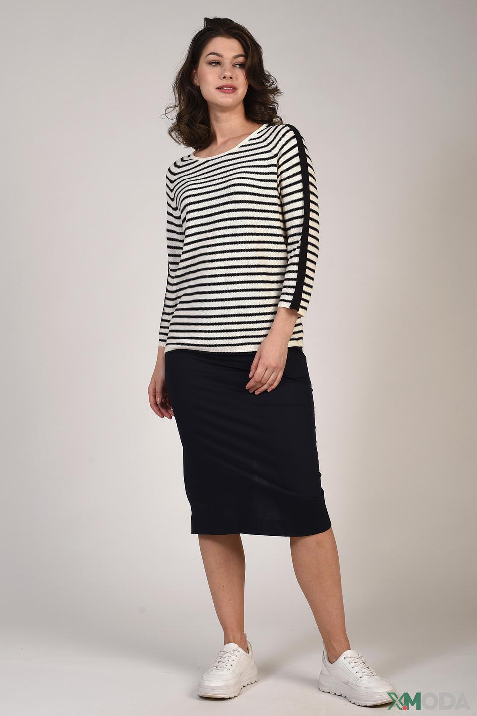 Юбка Just Valeri классическая темно-синяя