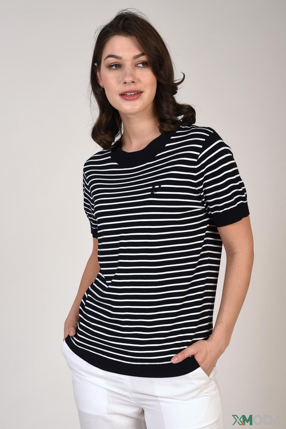 Пуловер Pezzo в полоску