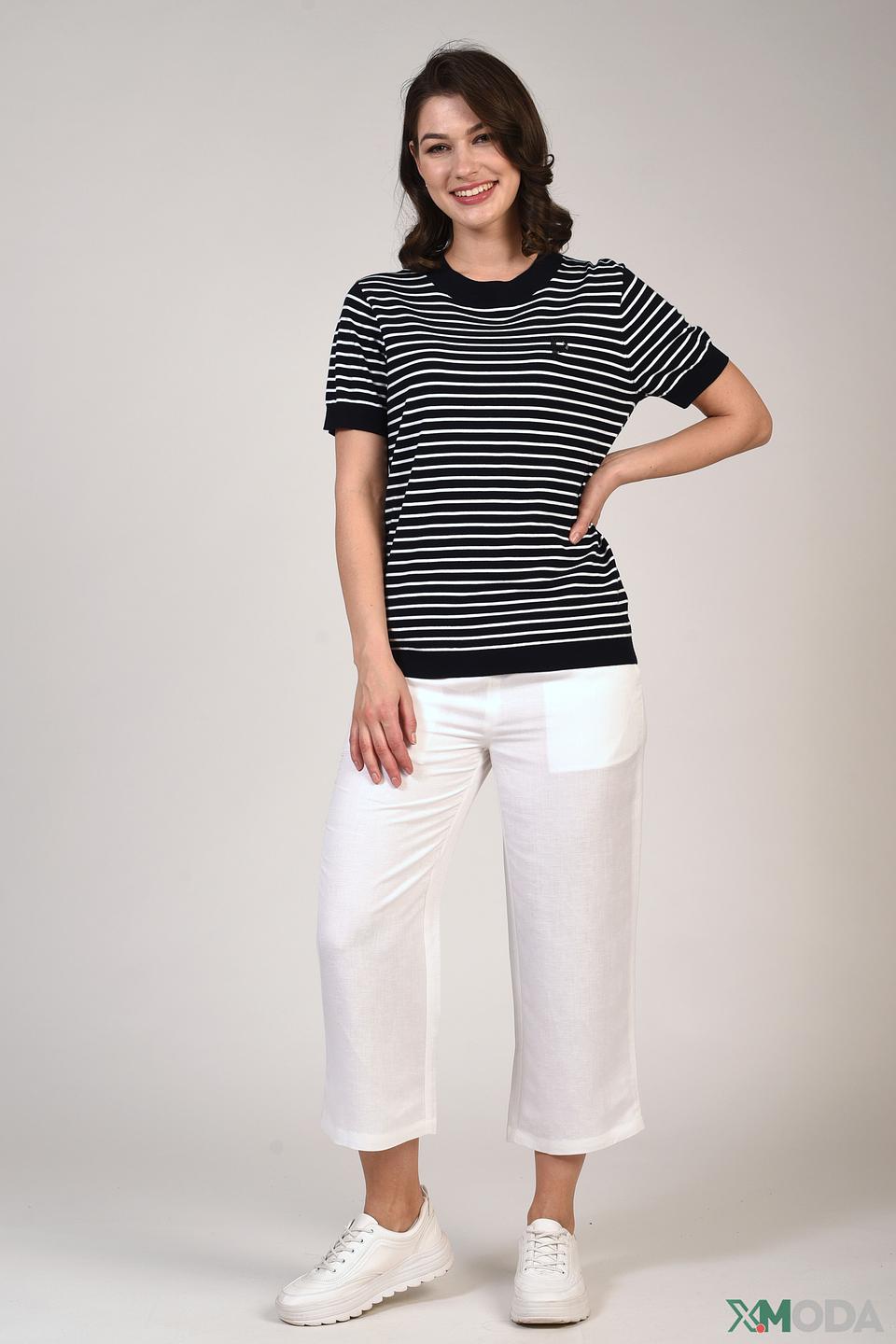 Пуловер Pezzo в полоску