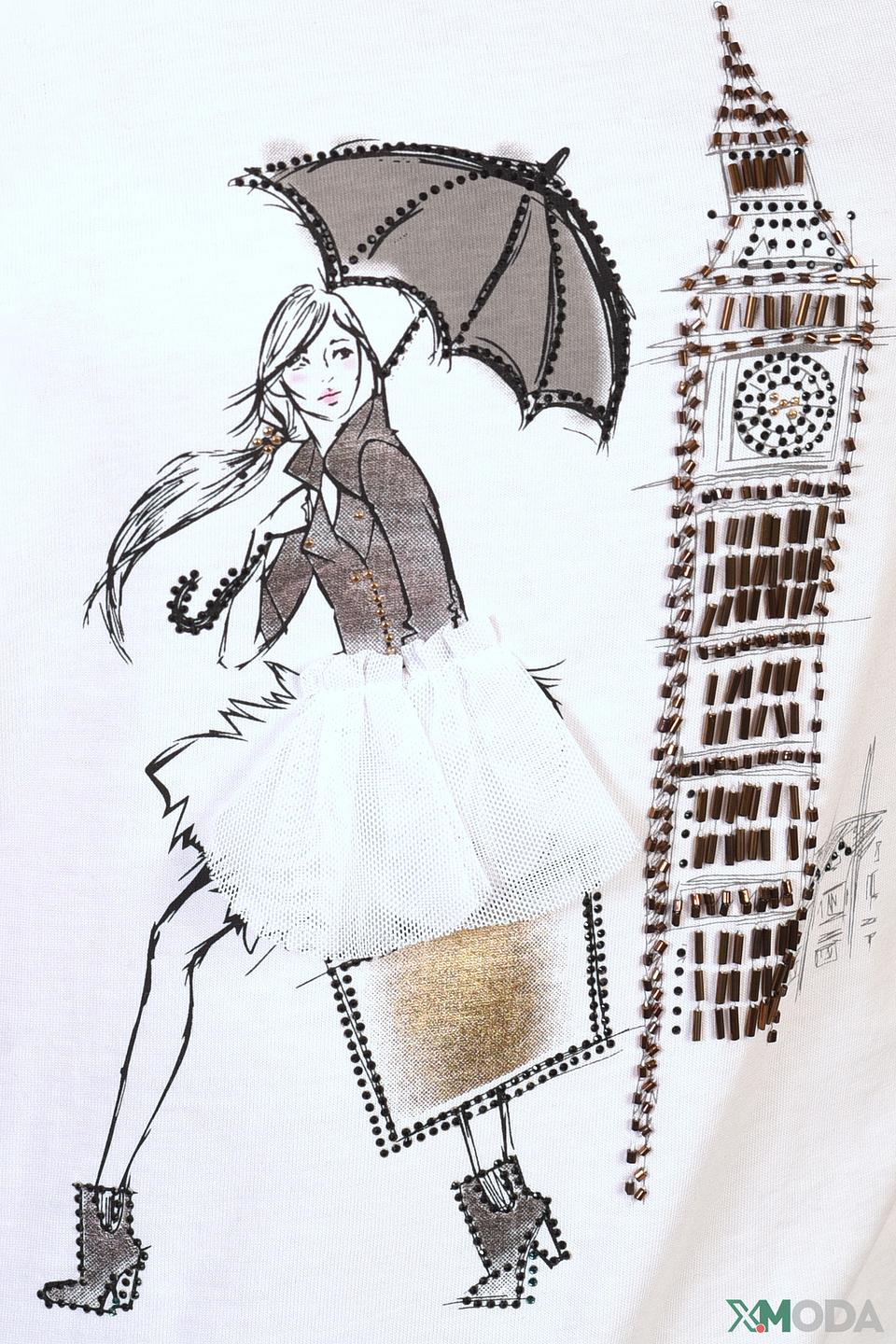 Футболка Pezzo с принтом Лондон