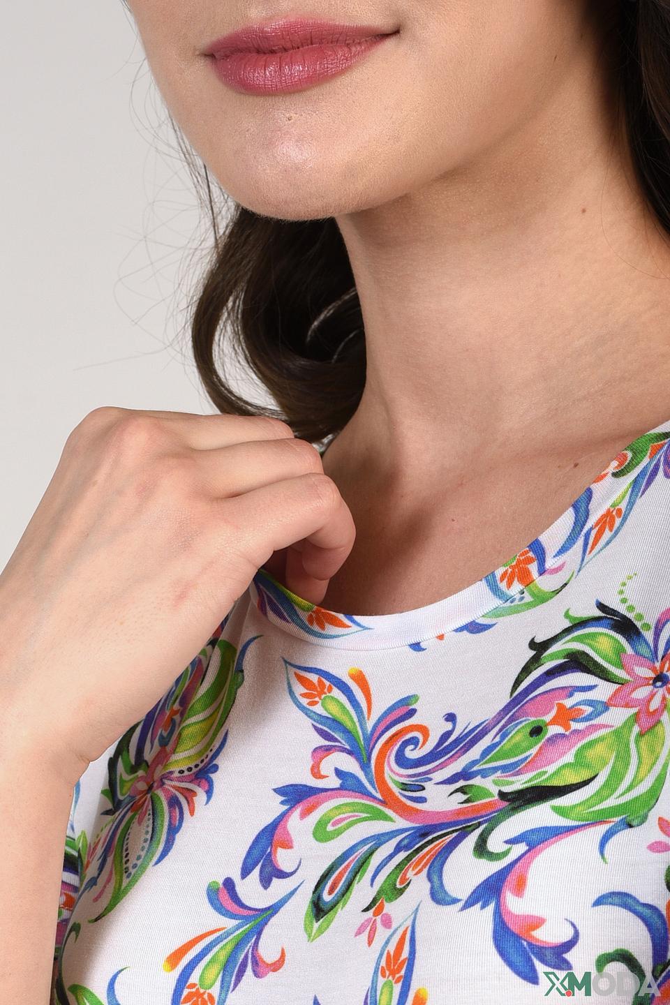 Блуза Pezzo с цветочным принтом