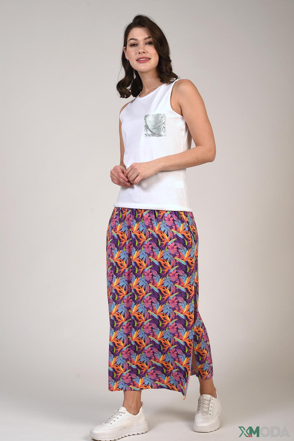 Юбка Pezzo с цветочным принтом