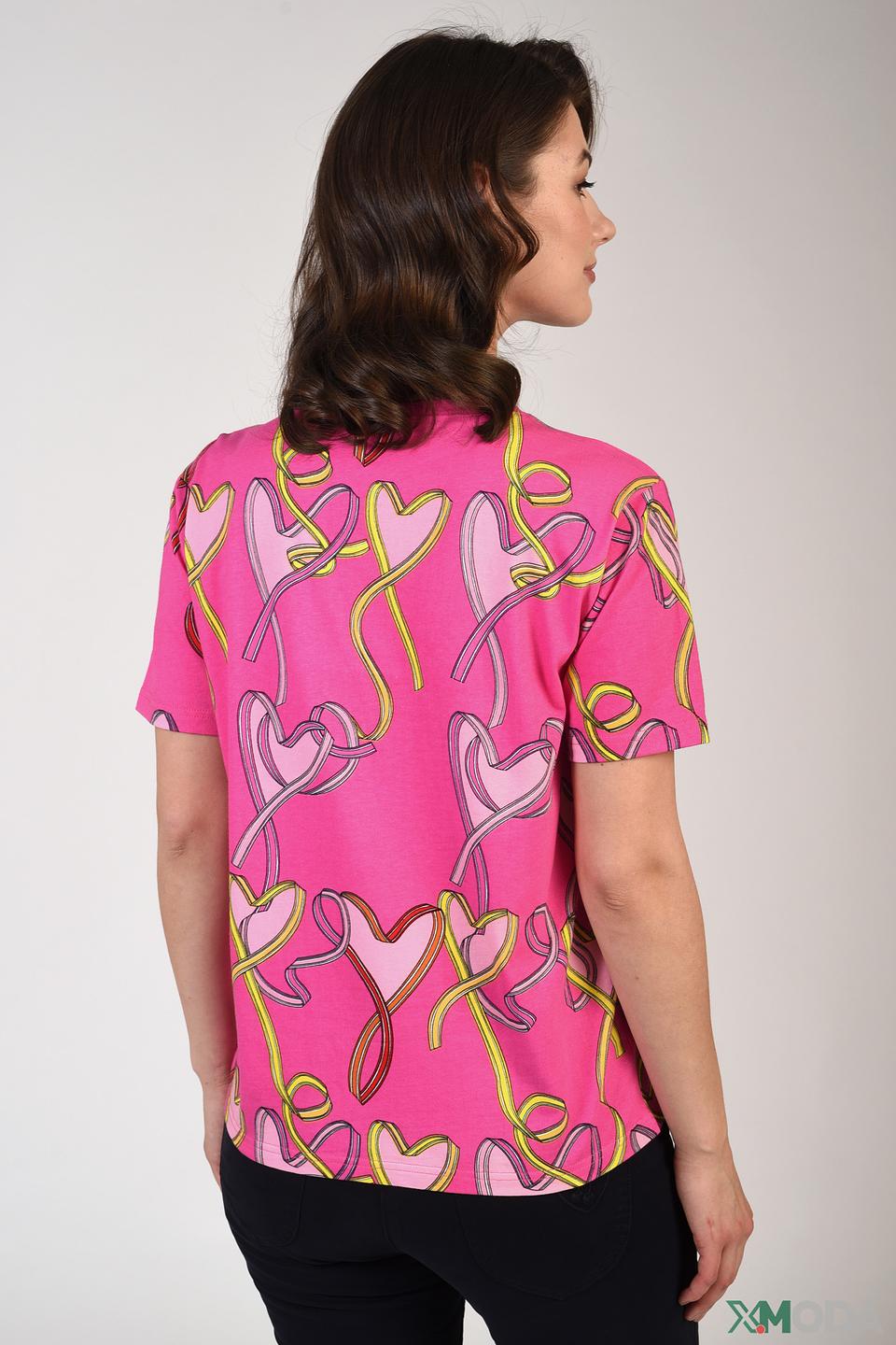 Блуза Pezzo с принтом сердец