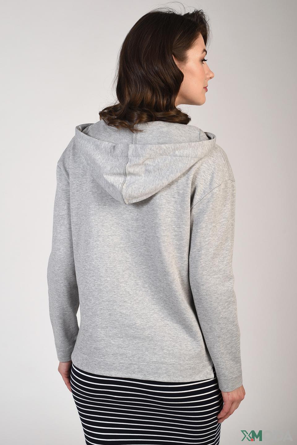 Пуловер Pezzo с вышивкой серый