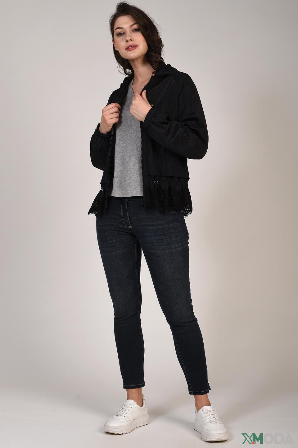 Жакет Pezzo чёрный с оборками