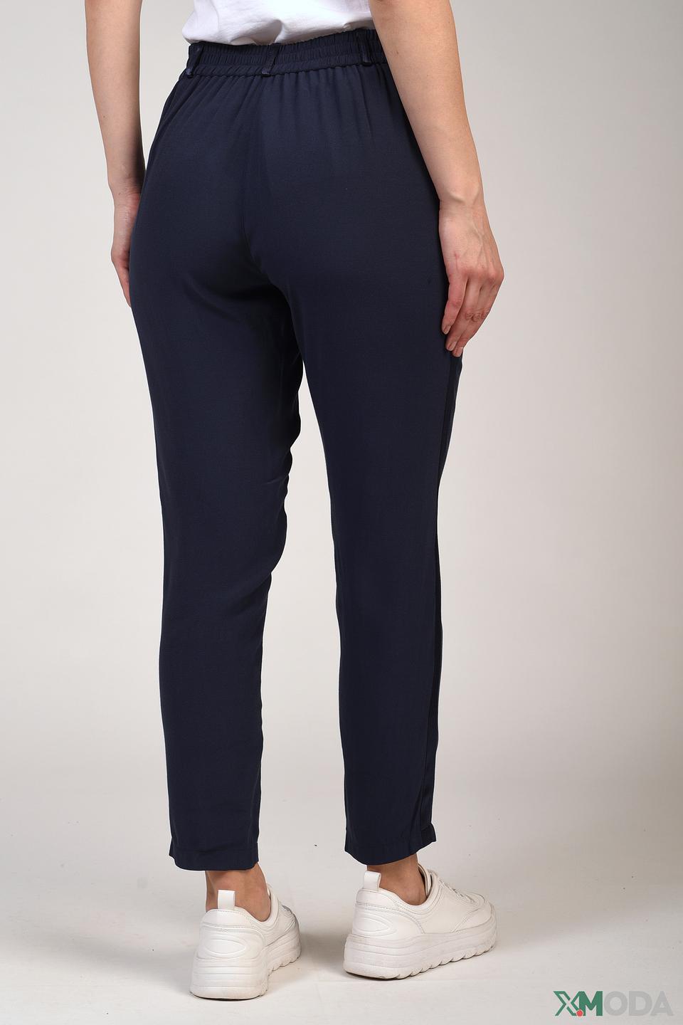 Брюки Pezzo темно-синие с поясом