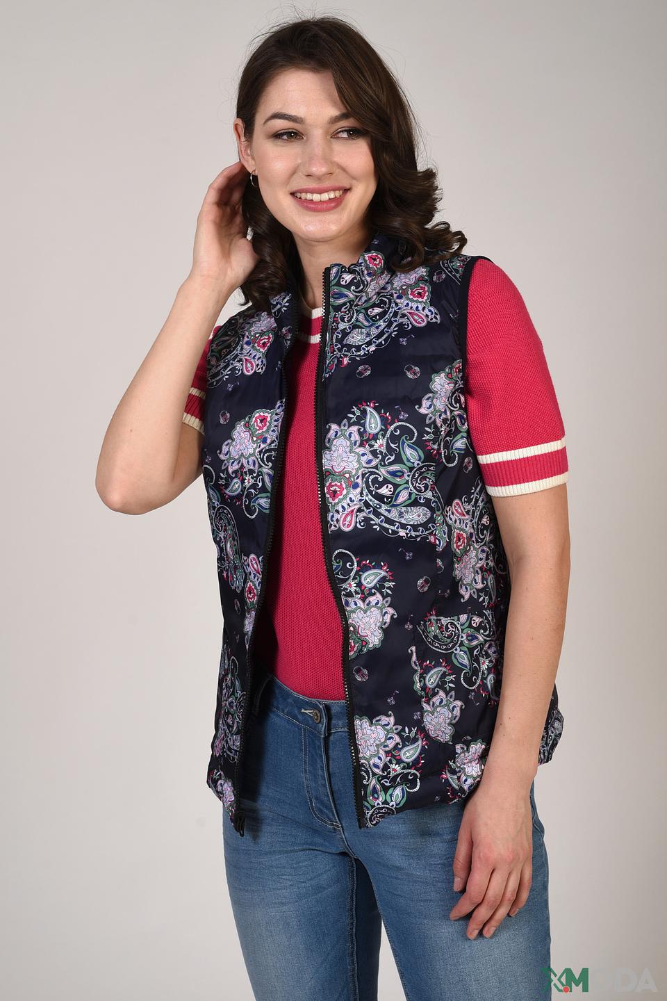 Жилет Pezzo с цветочным принтом