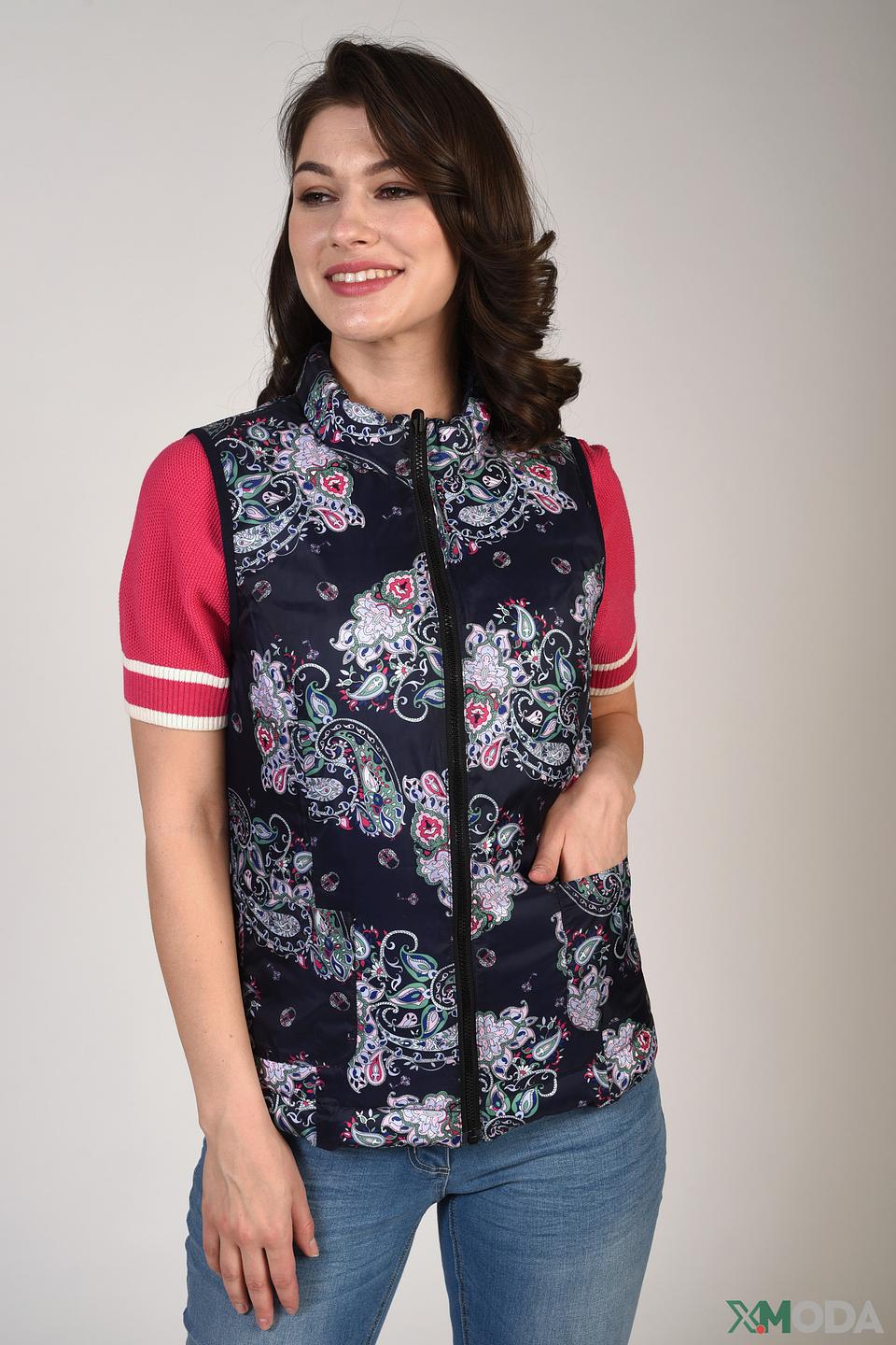 Жилет Pezzo с цветочным принтом