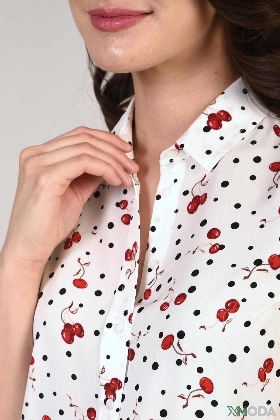 Рубашка Pezzo с вишнями