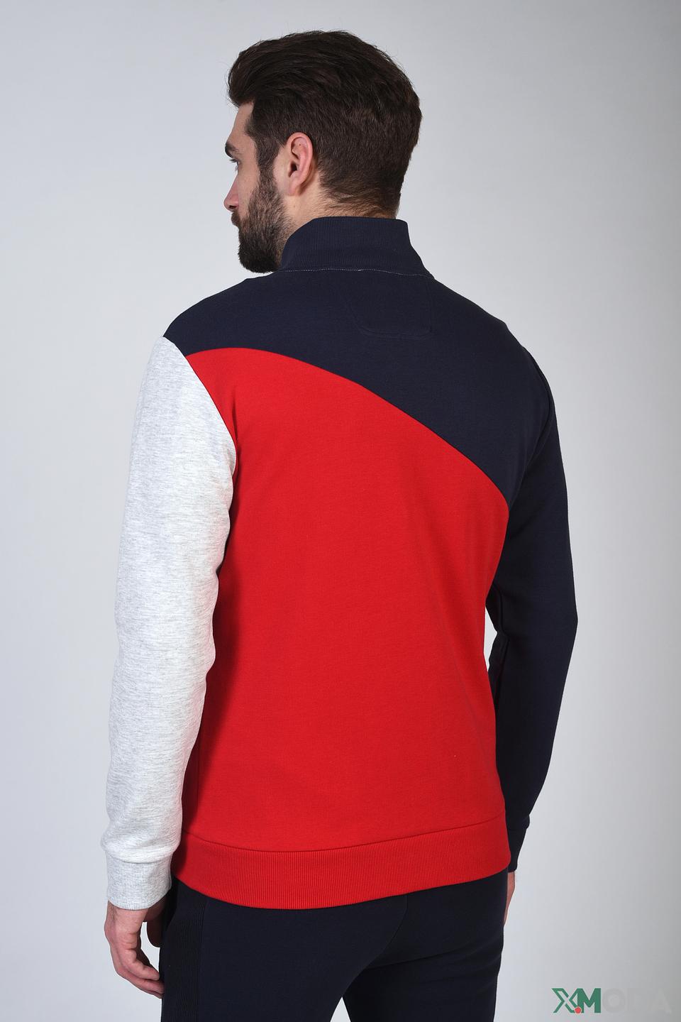 Кардиган Pezzo комбинированный красный