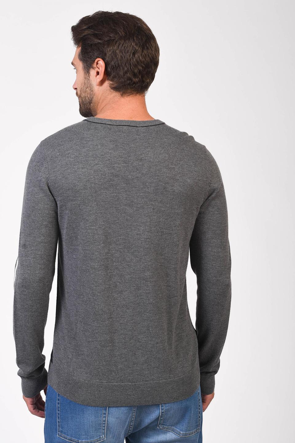 Джемпер Pezzo с полосой серый