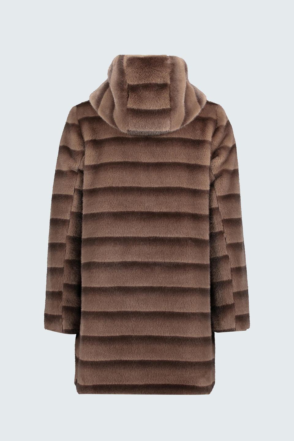 Коричневая куртка из искусственного меха Betty Barclay outdoor
