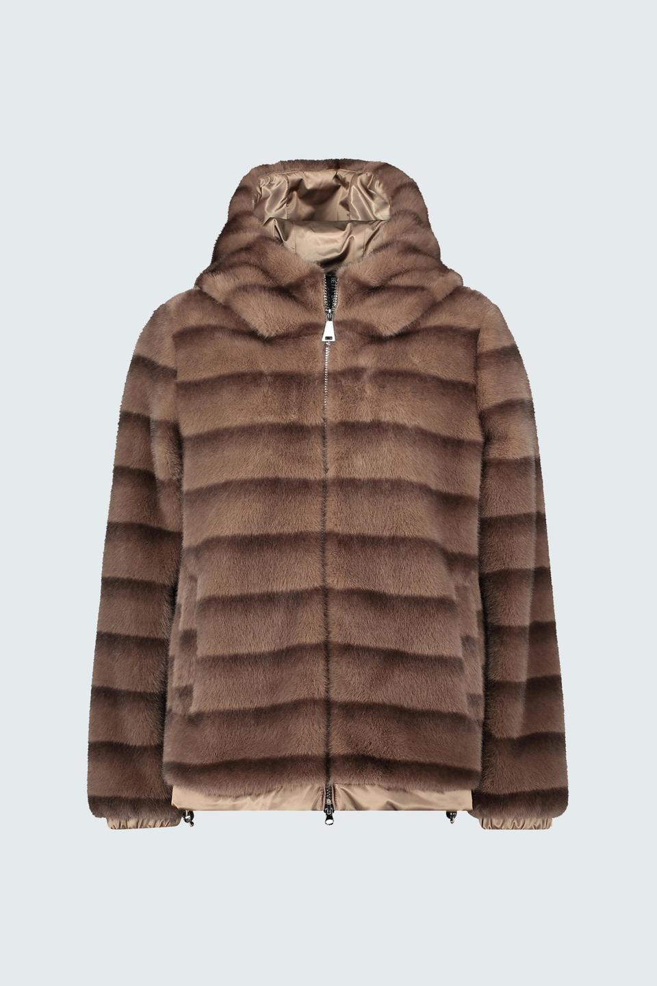 Коричневая куртка из искусственного меха Betty Barclay outdoor