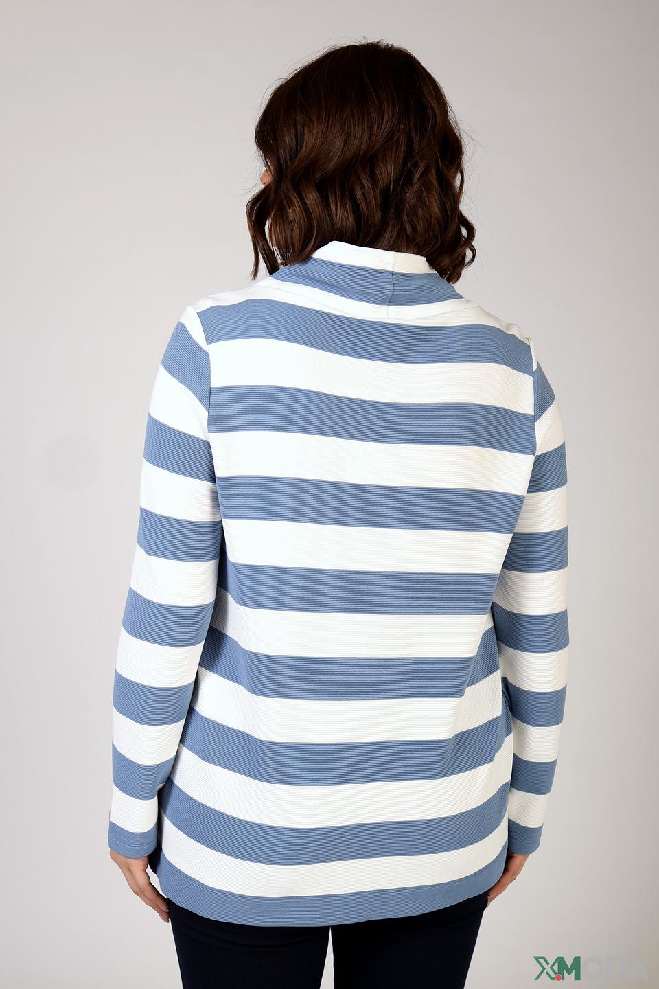 Пуловер Via Appia в полоску голубой